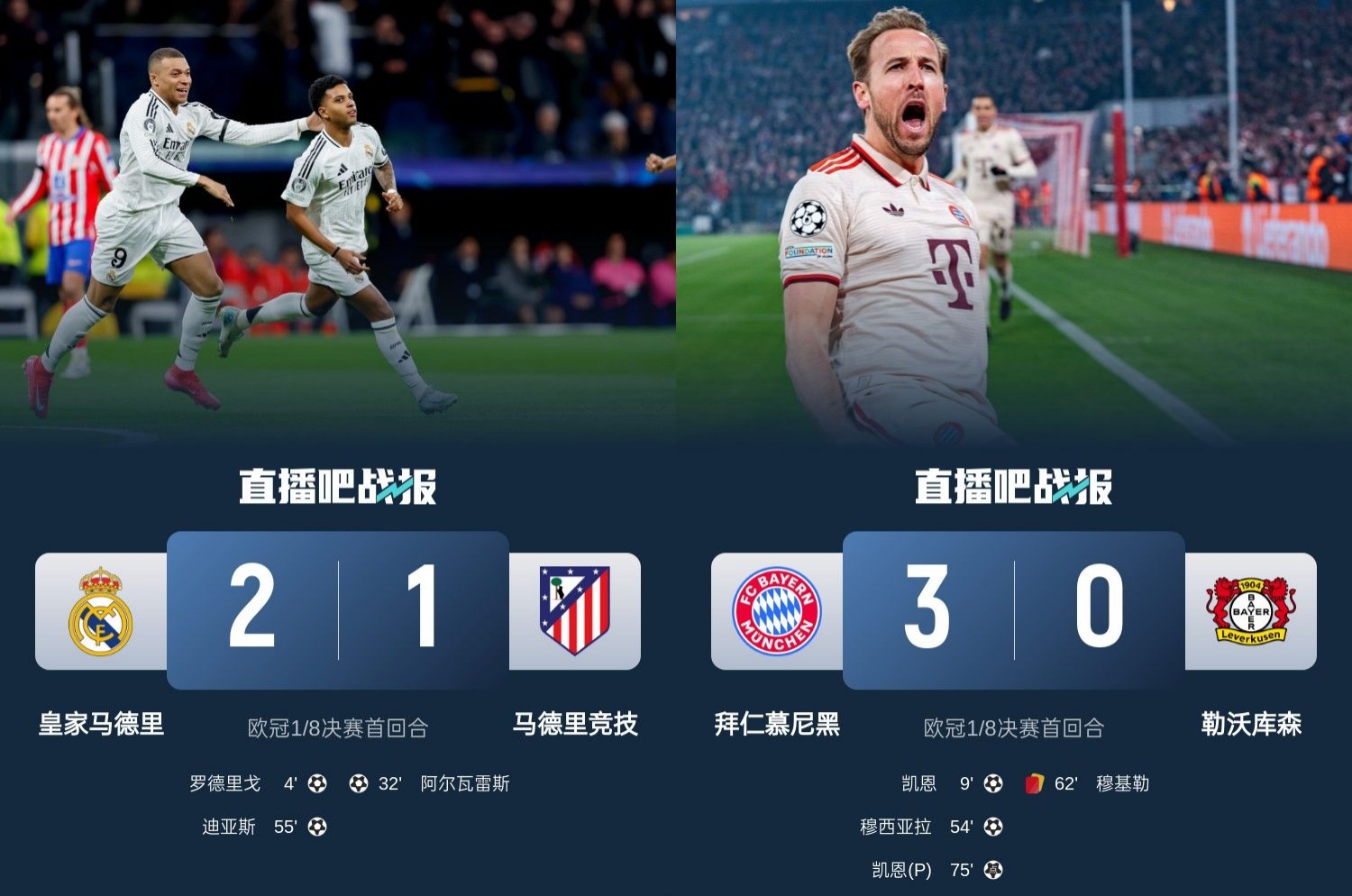 馬競藥廠罵罵咧咧！歐冠附加賽晉級(jí)的8隊(duì)僅2隊(duì)贏球：皇馬&拜仁！